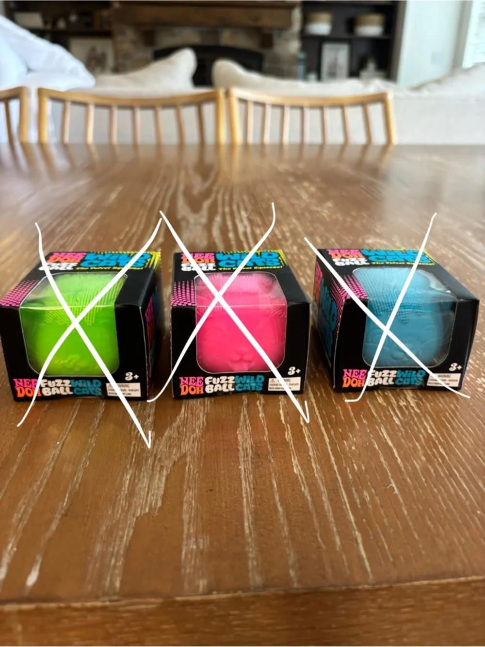 Fidget Pop Toy Party Pack - Assorted Neon Colors